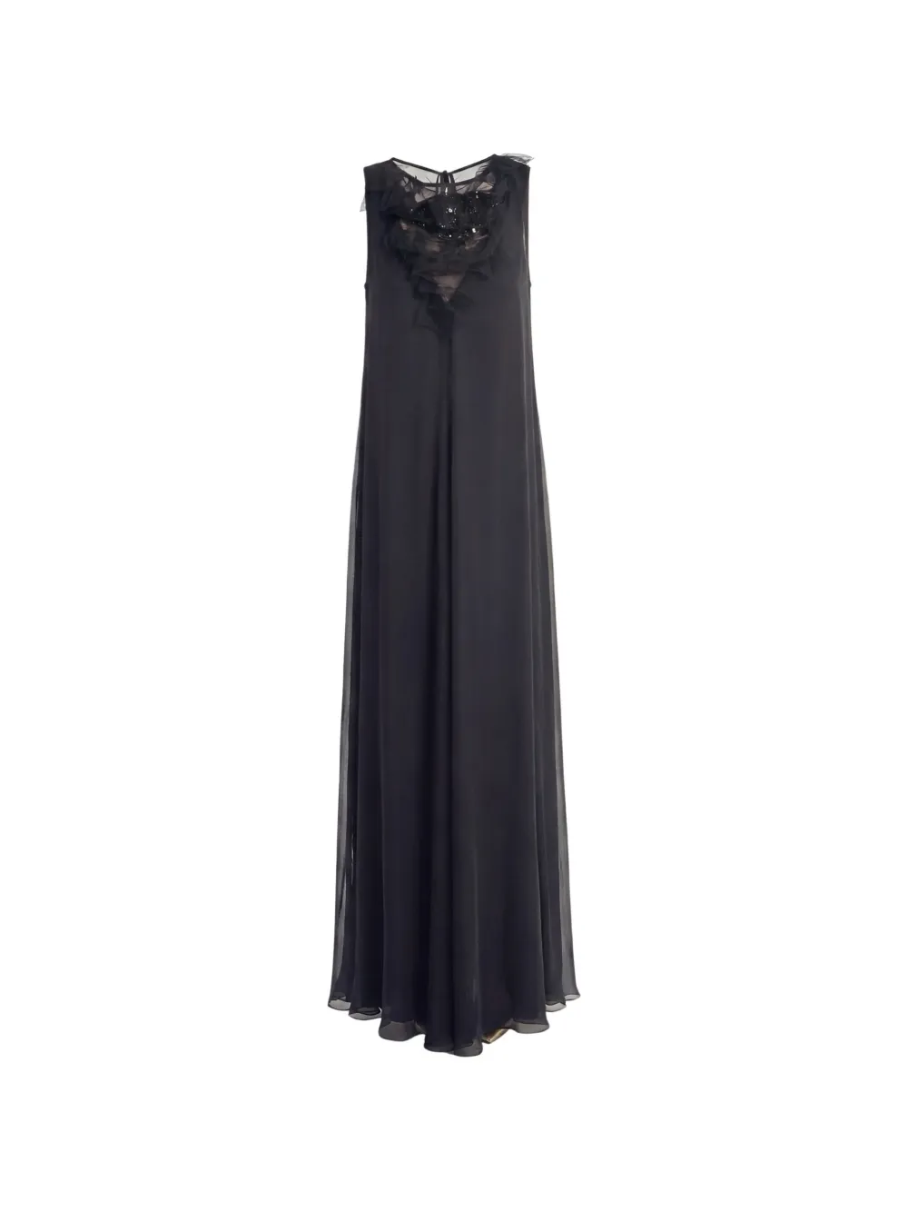 Irina Schrotter Seraphine ruffled sequin-embellished maxi dress