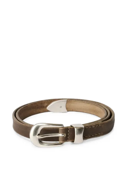 OUR LEGACY buckle-fastening leather belt