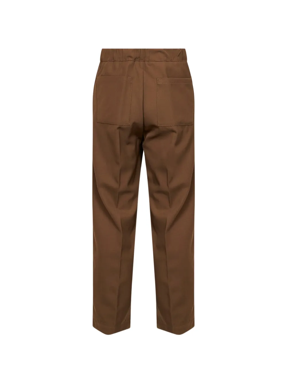 Costumein Geplooide broek met ceintuur Bruin