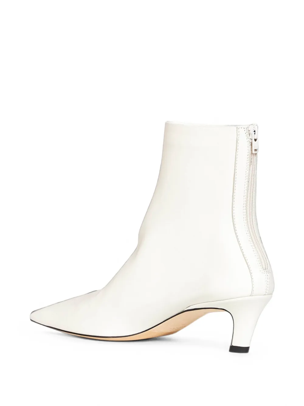 TOTEME pointed-toe ankle boots Wit