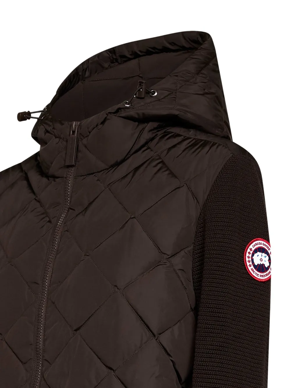 Canada Goose HyBridge jack met voering en capuchon Bruin