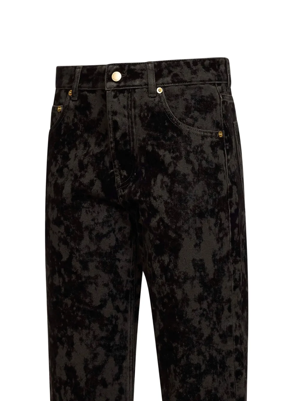 DARKPARK Lizzie jeans met acid-wassing Zwart