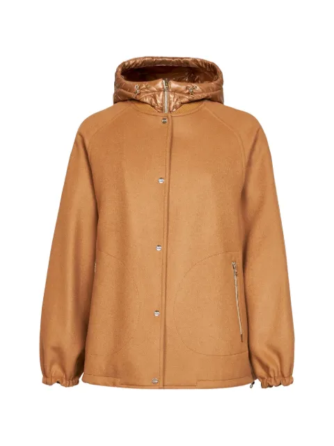 Herno hooded raglan-sleeve jacket