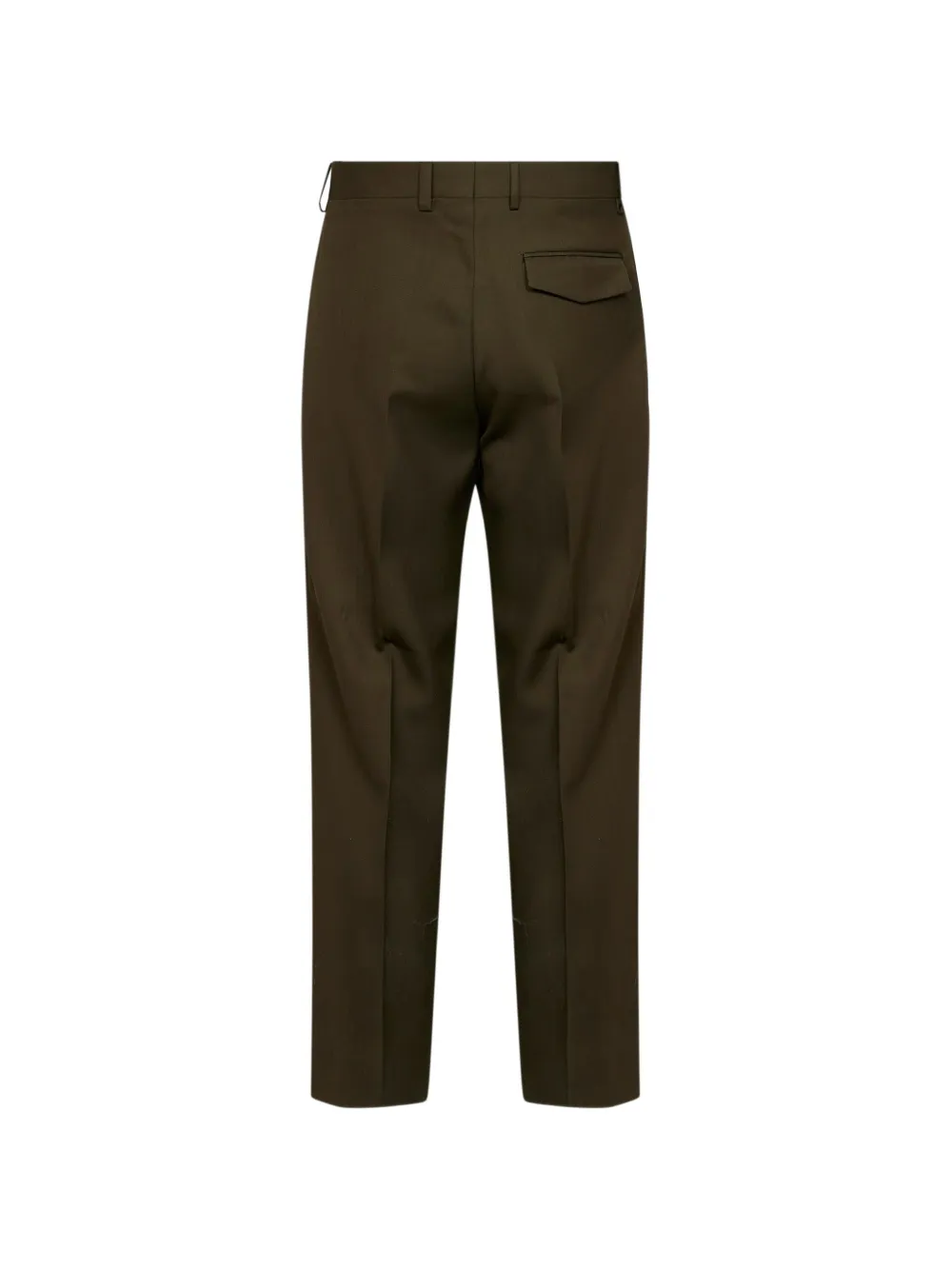 Costumein pleated straight-leg trousers Groen