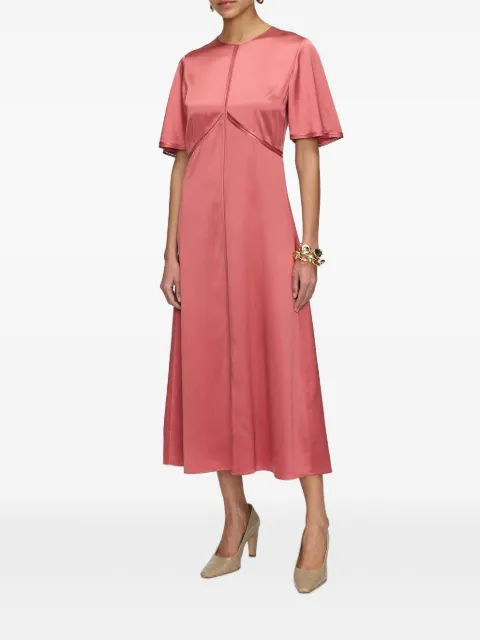 JOSEPH Aura silk-satin midi dress