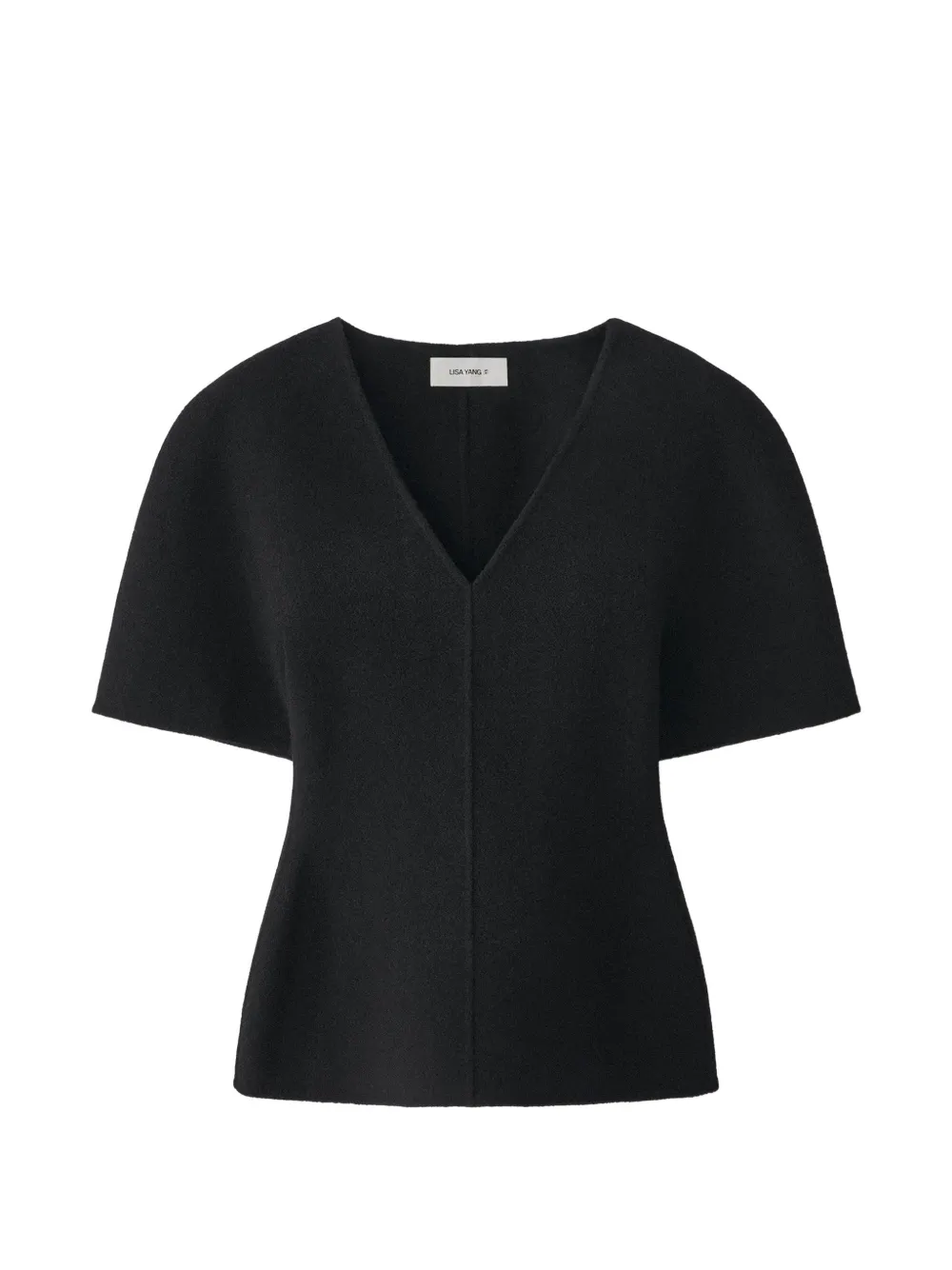 Lisa Yang V-neck blouse - Schwarz