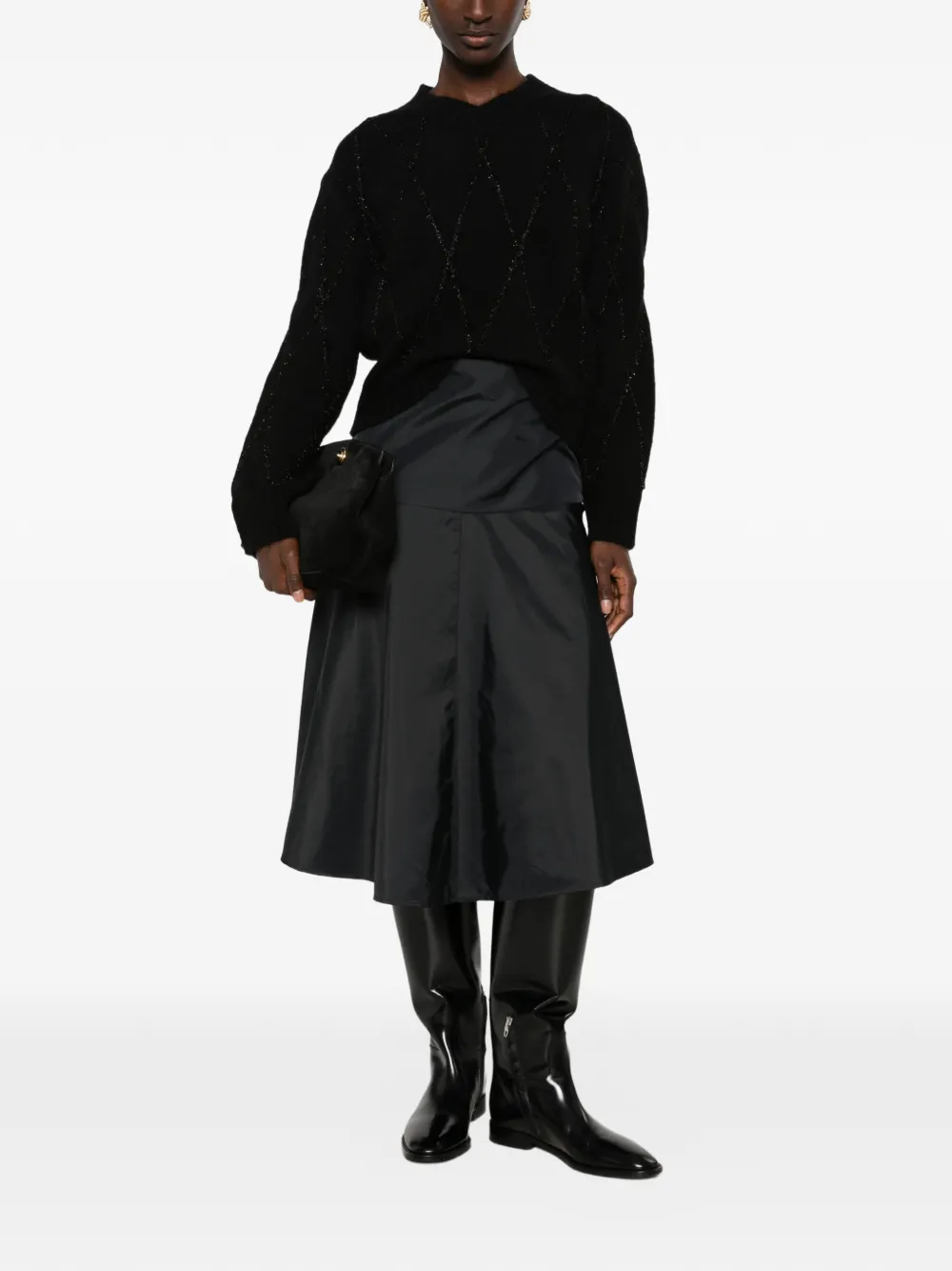 Dorothee Schumacher Trui met argyle patroon Zwart