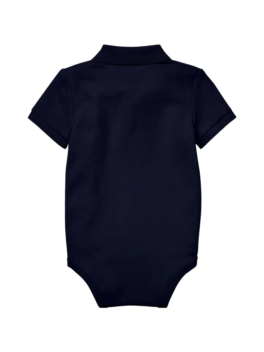 POLO RALPH LAUREN KIDS Zacht katoenen romper met polokraag Blauw