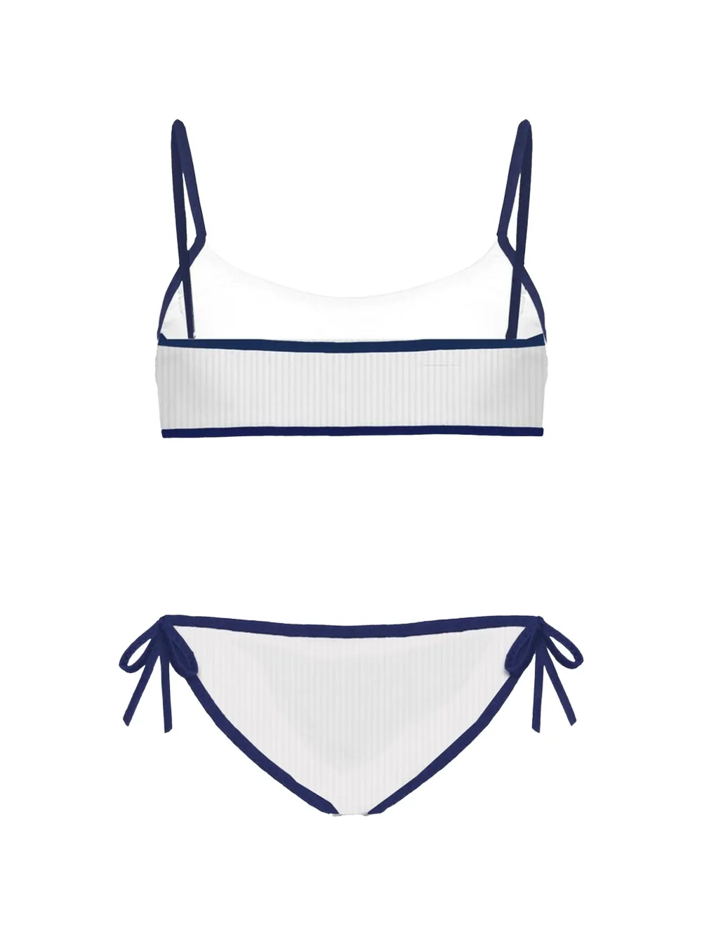 MC2 Saint Barth Kids Jaiden bikini met print Wit