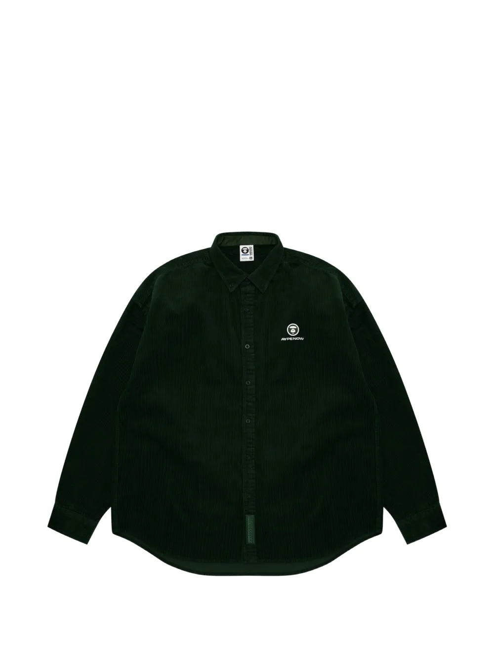 AAPE BY *A BATHING APE® Moonface logo sleeve shirt · M