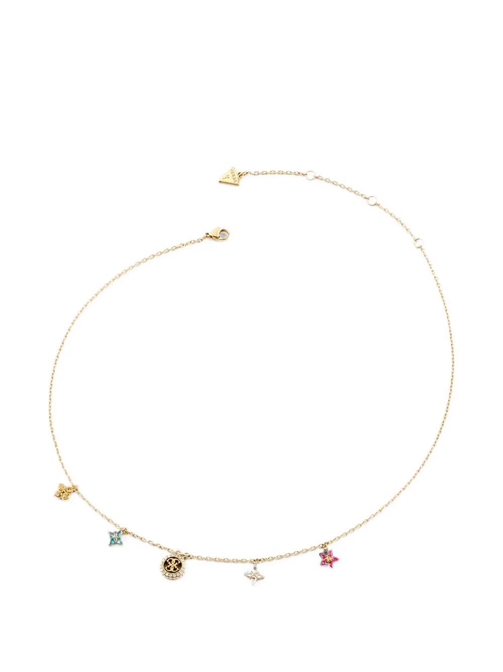 GUESS USA Secret Garden flower-charm necklace · OS
