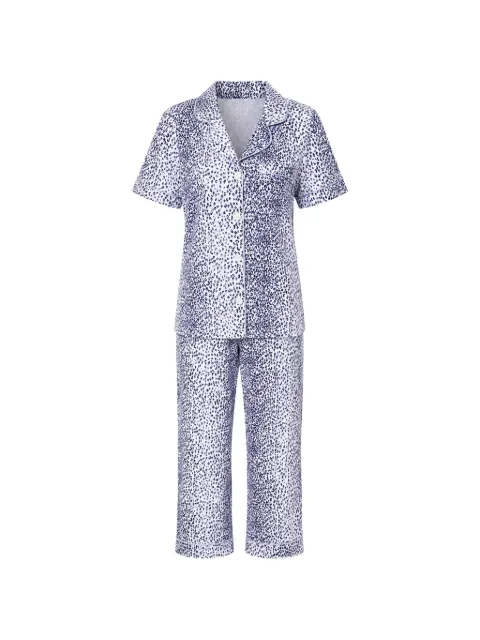 Bedhead Pajamas leopard-print cropped pajamas