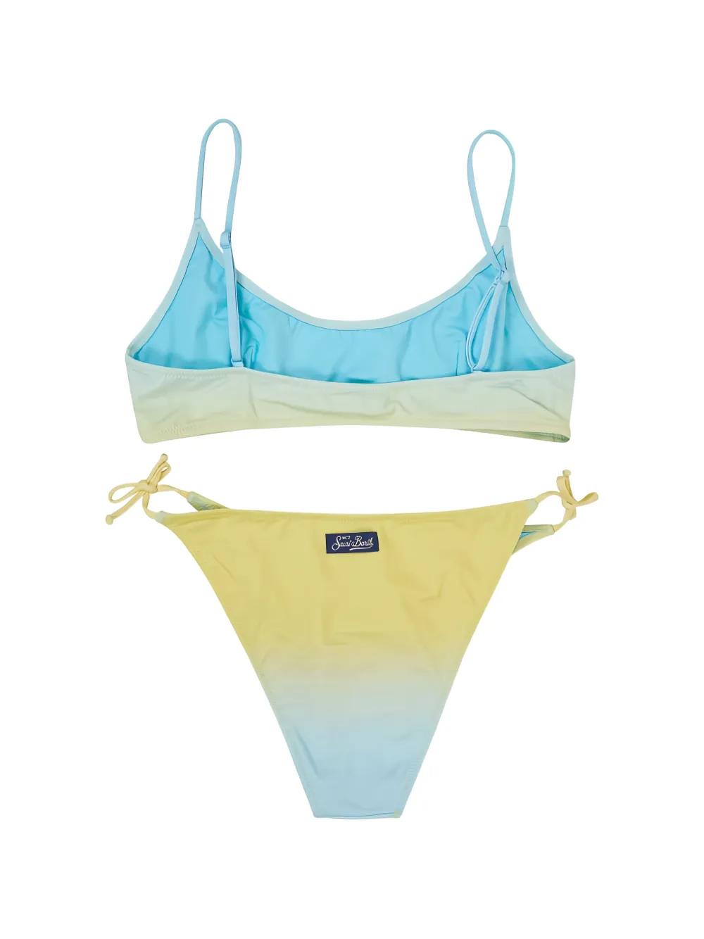 MC2 Saint Barth Kids Jaiden bikini met dégradé-effect Geel