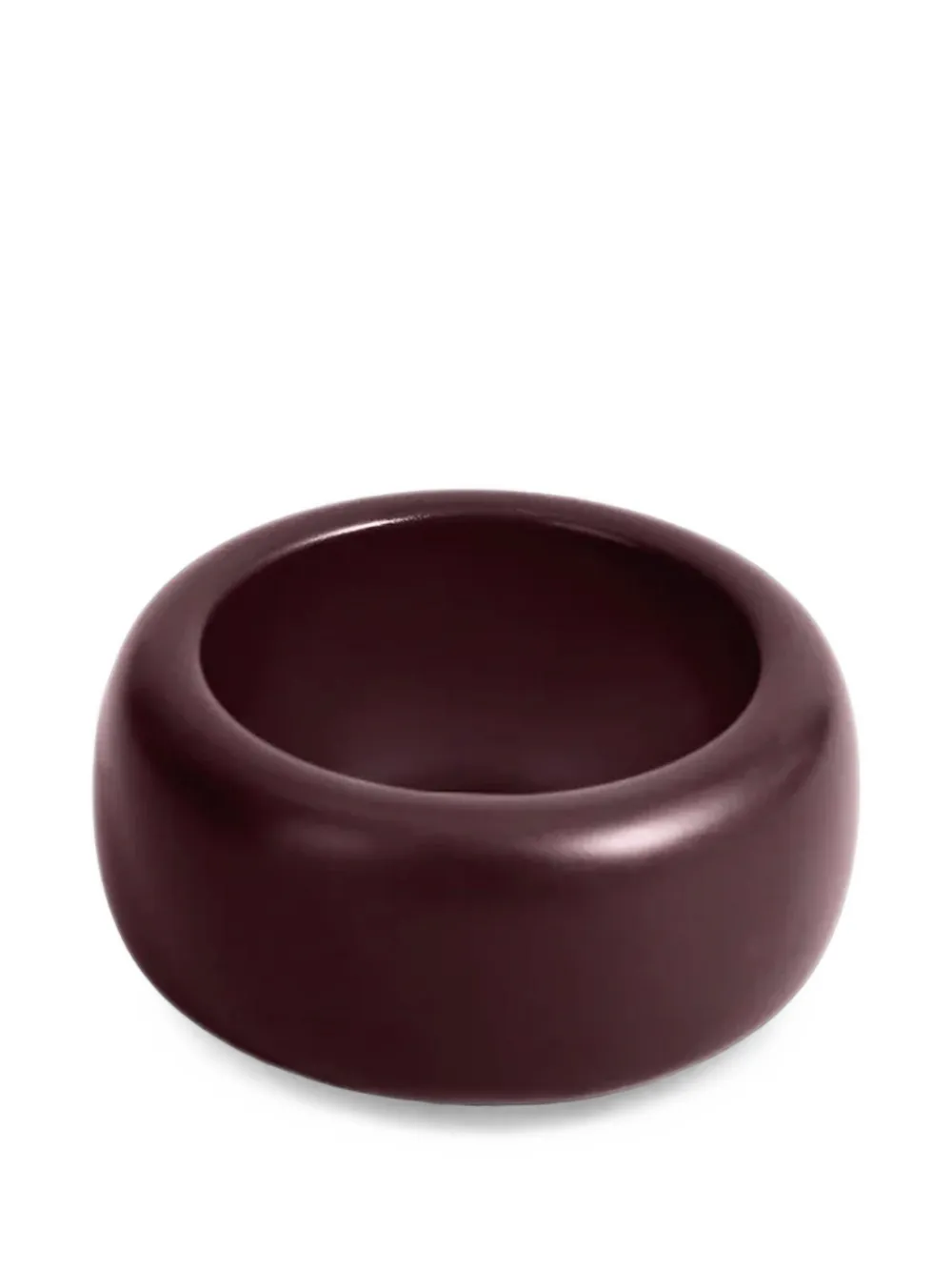 The Frankie Shop Matte slip-on bangle bracelet - Rosso