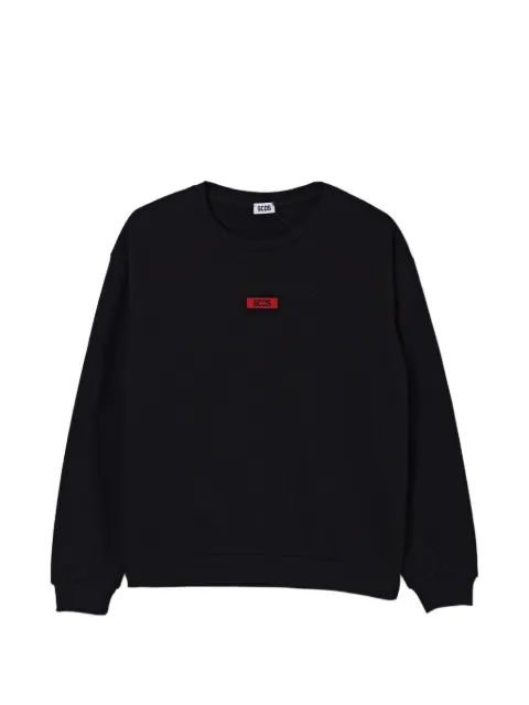 Gcds Kids logo-patch sweater