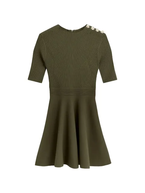 Ted Baker Lilano ribbed-knit skater mini dress