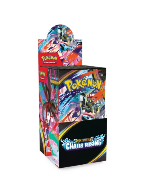 Pokemon 2026 Mega Evolution Chaos Rising half booster box