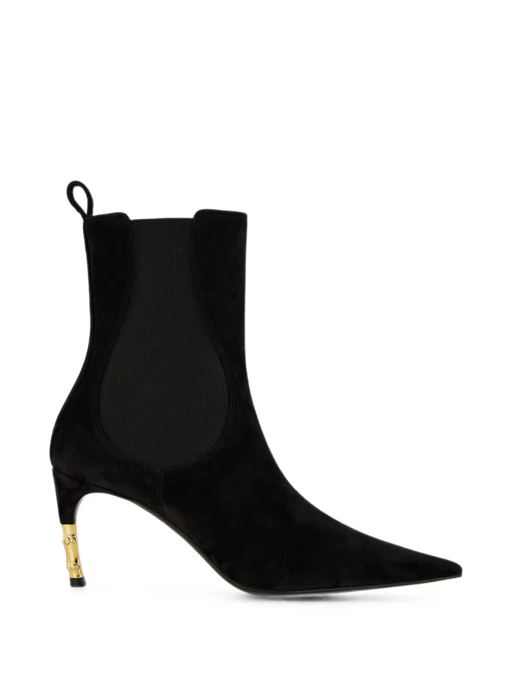 Gucci Castello bamboo-heel ankle boots