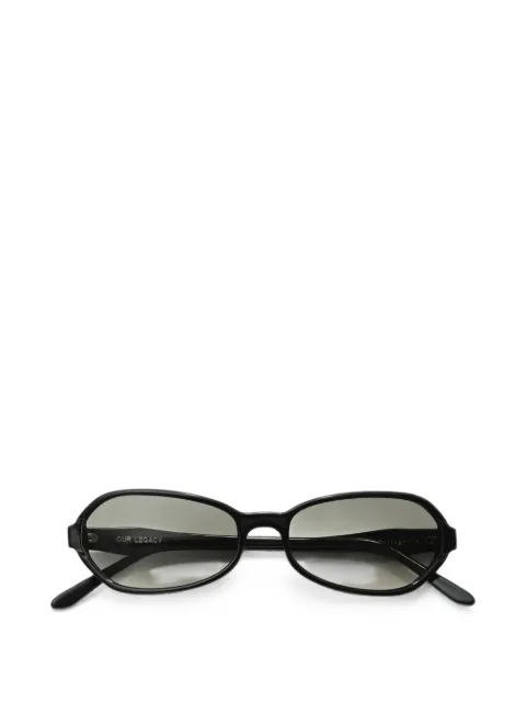OUR LEGACY Drain oval-frame sunglasses