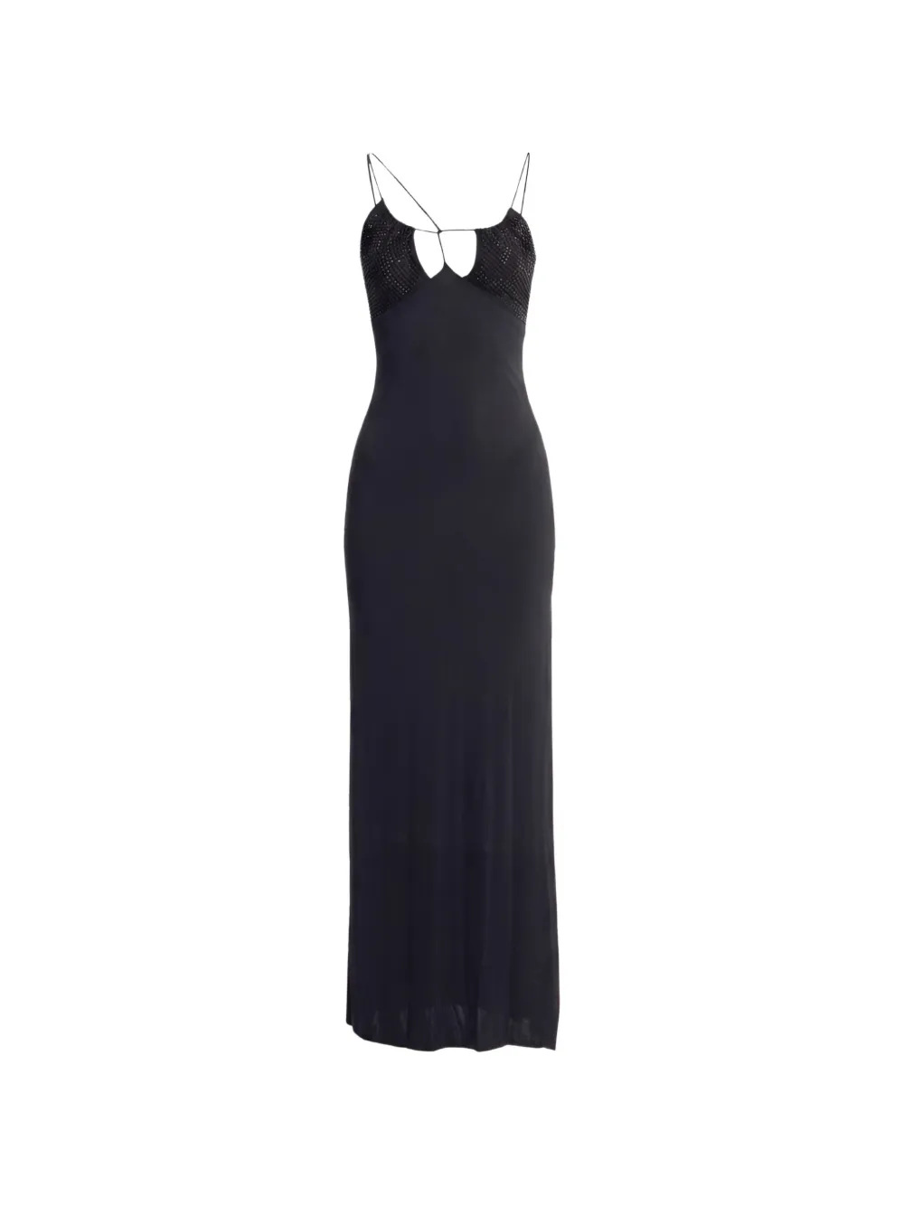 Irina Schrotter Luna crystal-embellished cut-out maxi dress