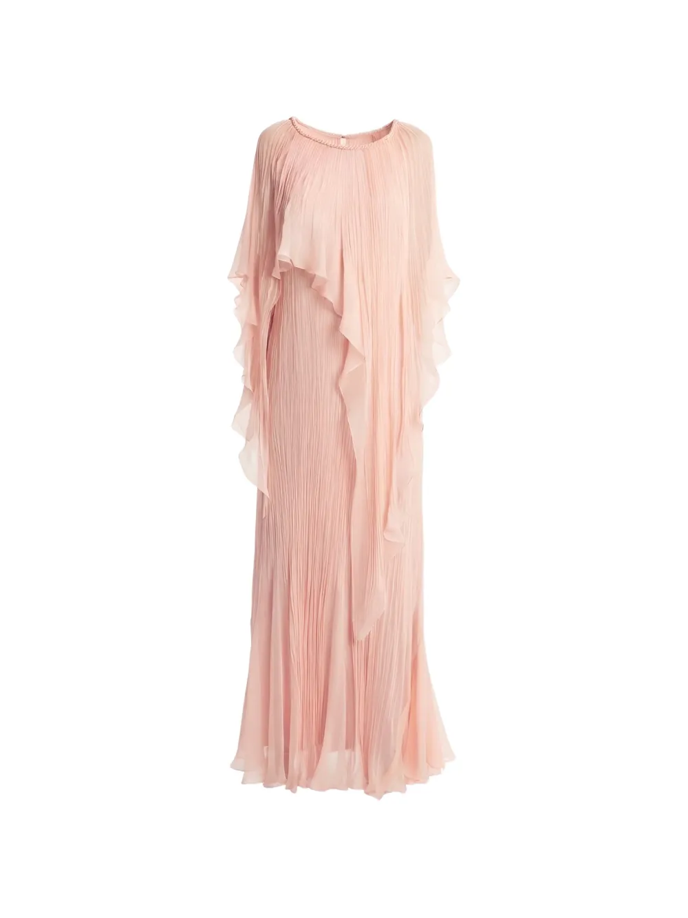 Irina Schrotter plissé-effect ruffled midi dress