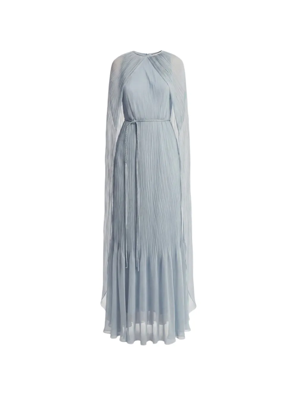 Irina Schrotter Maribel plissé-effect belted maxi dress