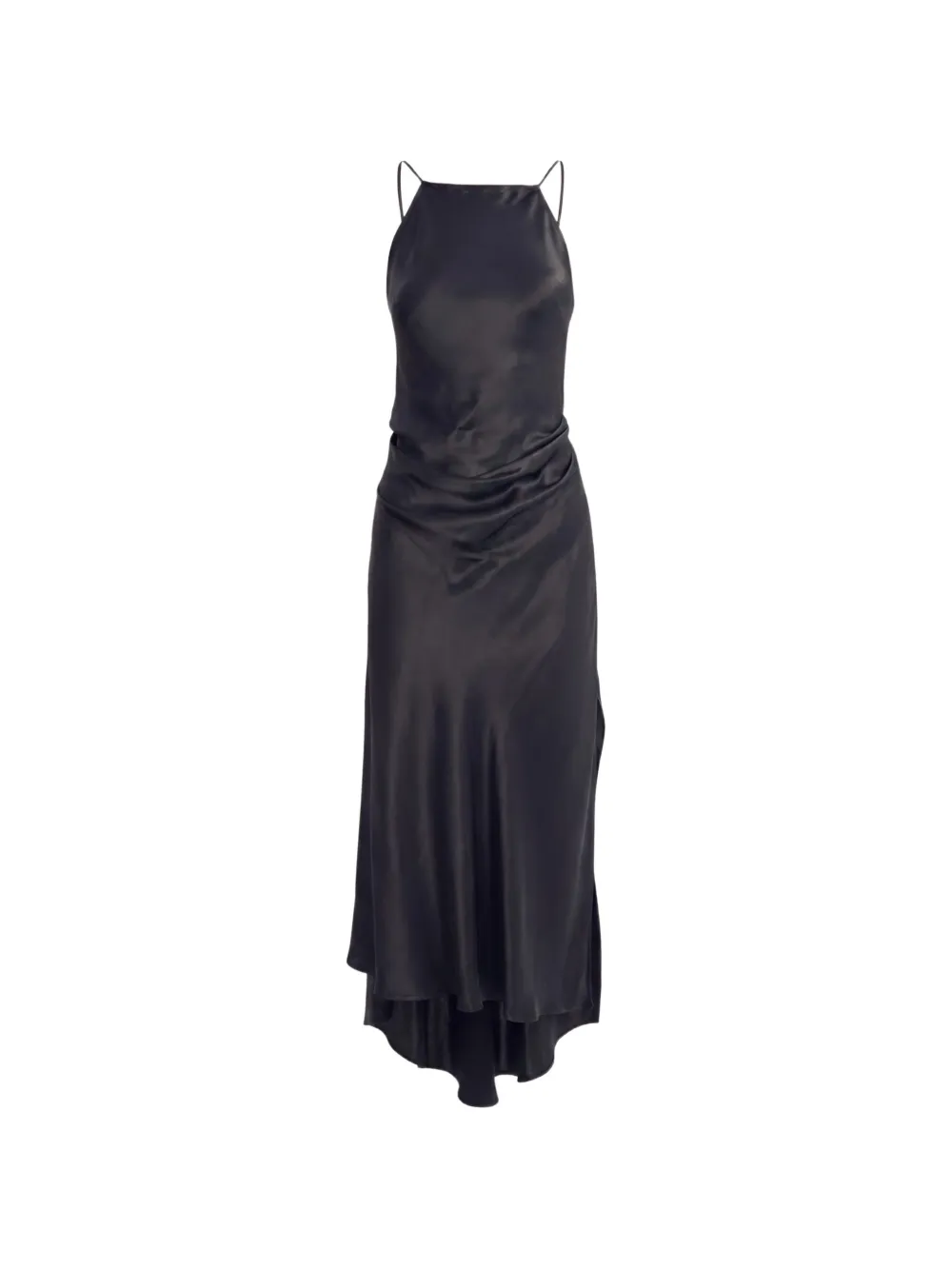 Irina Schrotter Leyla backless asymmetric midi dress