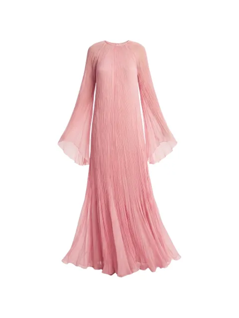 Irina Schrotter Silvya plissé-effect maxi dress