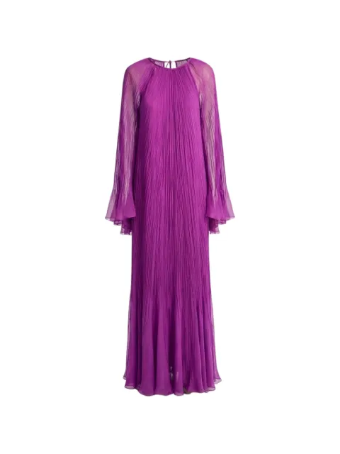 Irina Schrotter Silvya pleated silk maxi dress