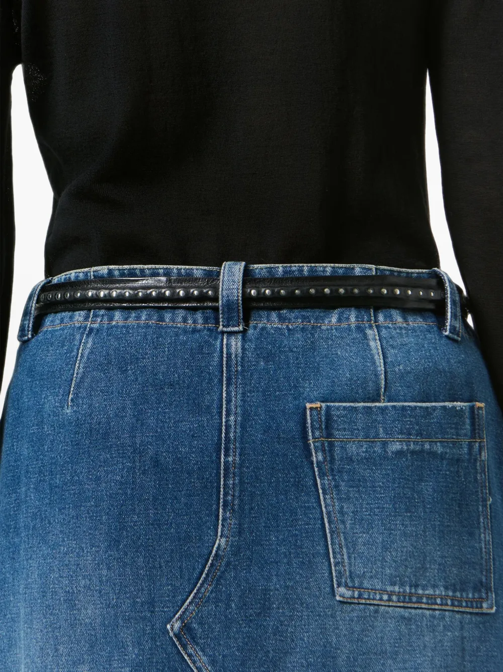 OUR LEGACY Kettingriem met studs Zwart