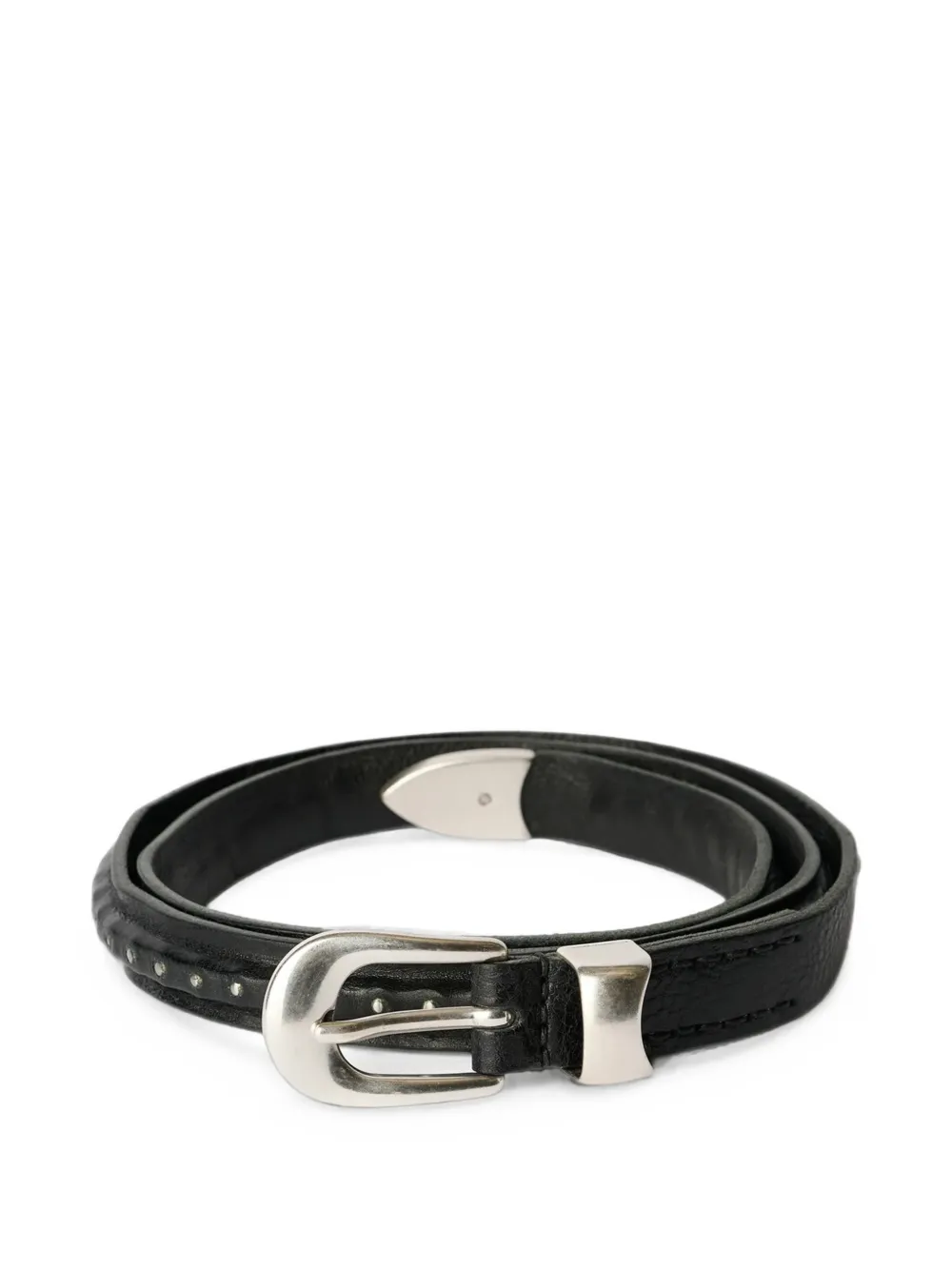 OUR LEGACY studded chain belt - Nero