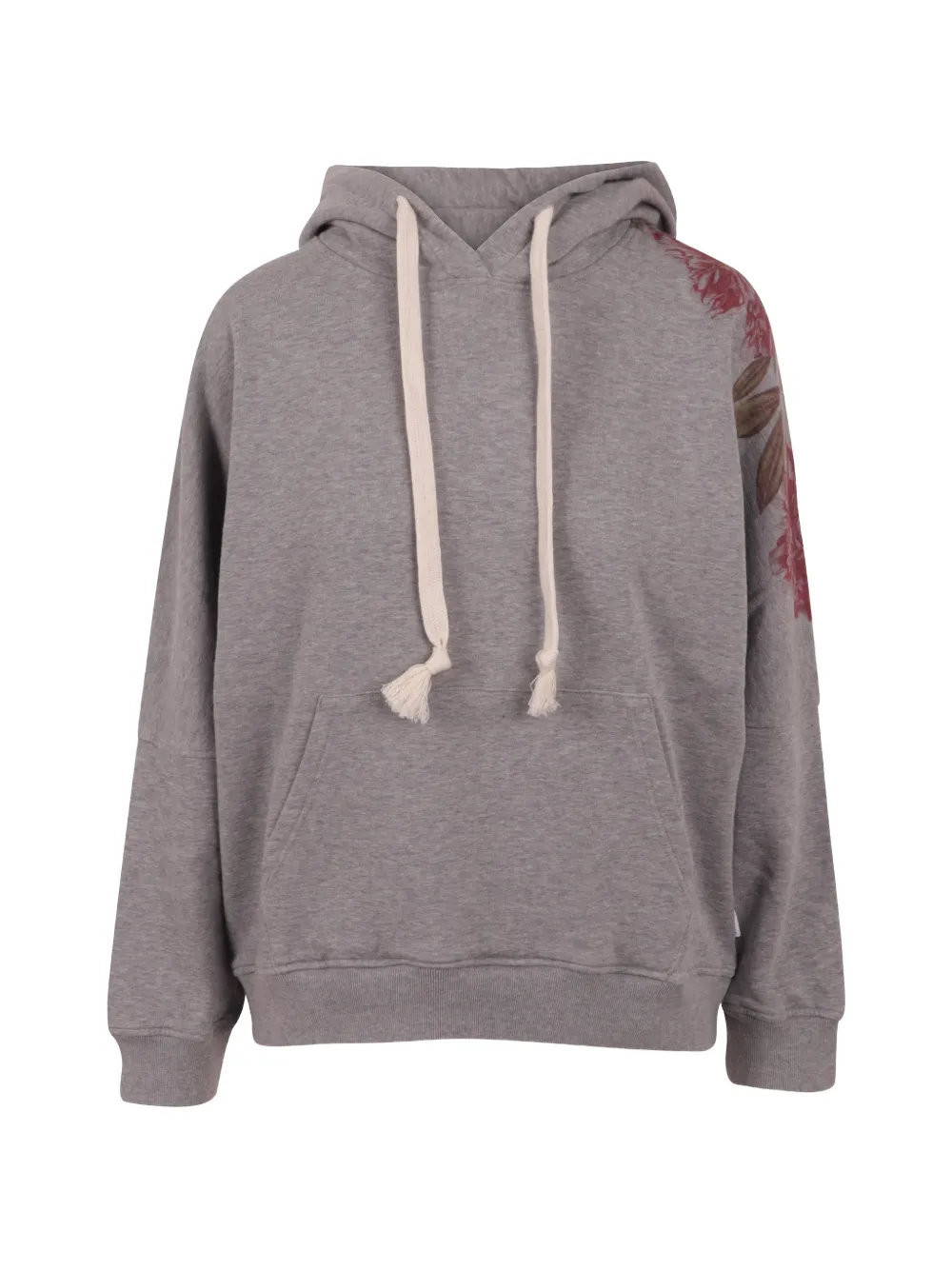 Noumeno Concetp floral-print logo-print hoodie