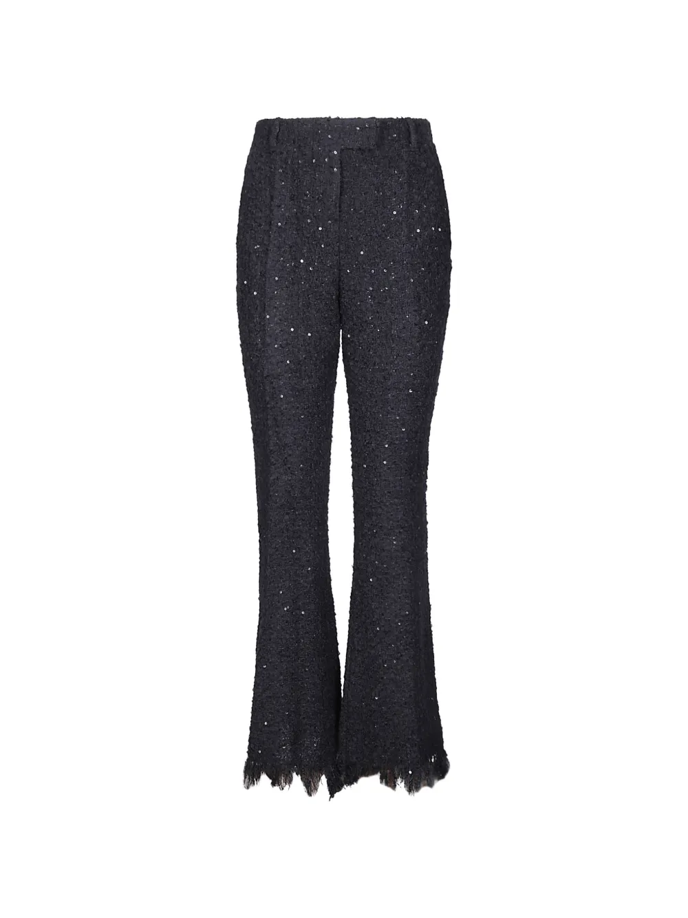 Matières Fécales sequin-embellished frayed trousers