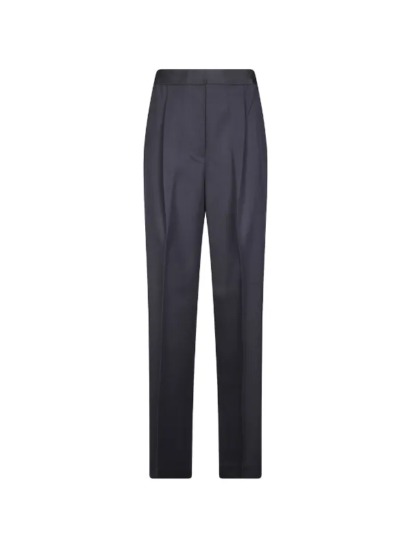 OUR LEGACY Norm Pleated Trousers in Black