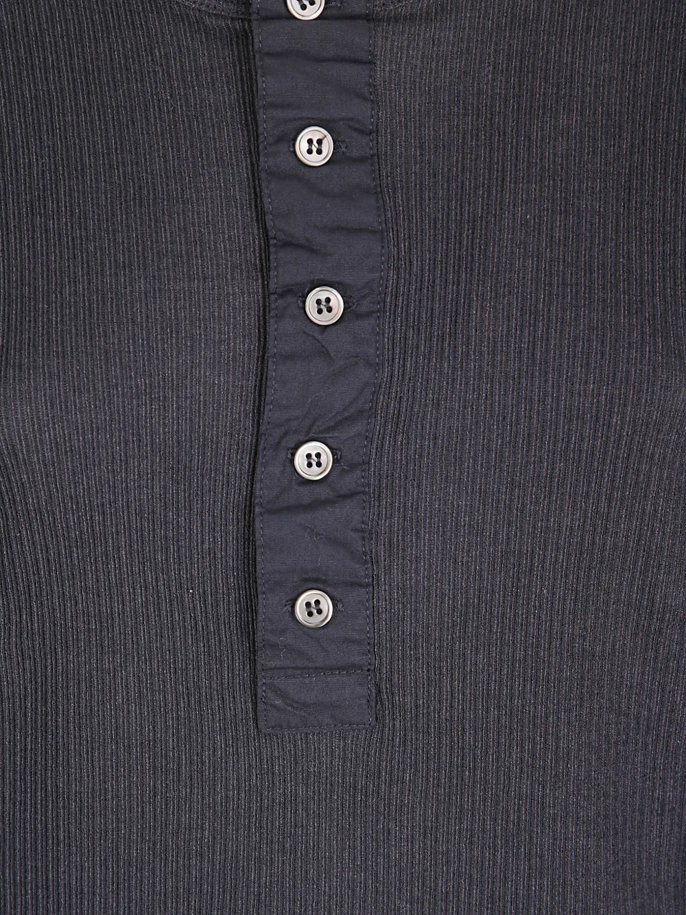 OUR LEGACY Gentle Henley top met lange mouwen Grijs