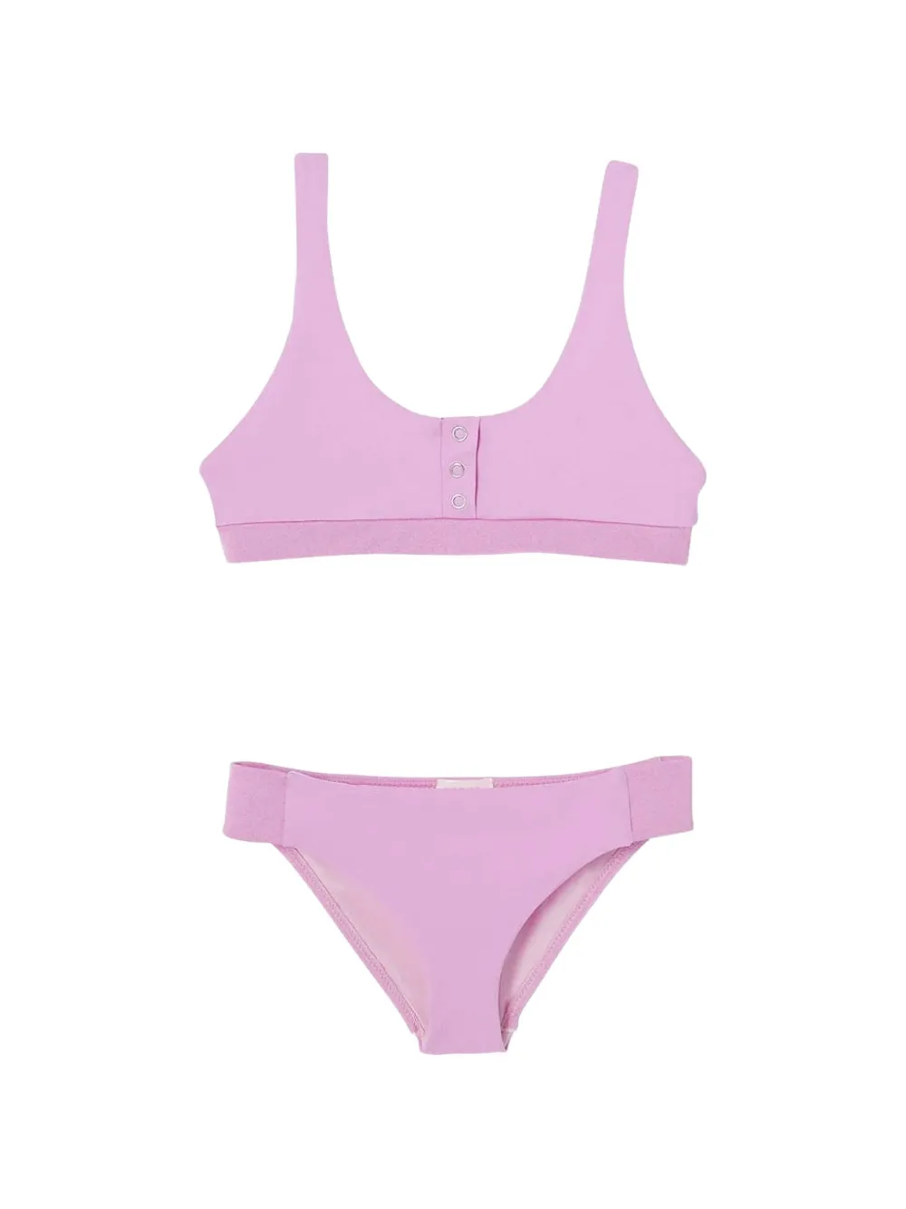 Lison Acapulco snap-fastening swimsuit - Pink