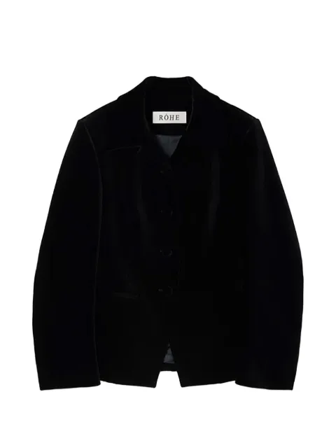 Róhe fitted velvet blazer