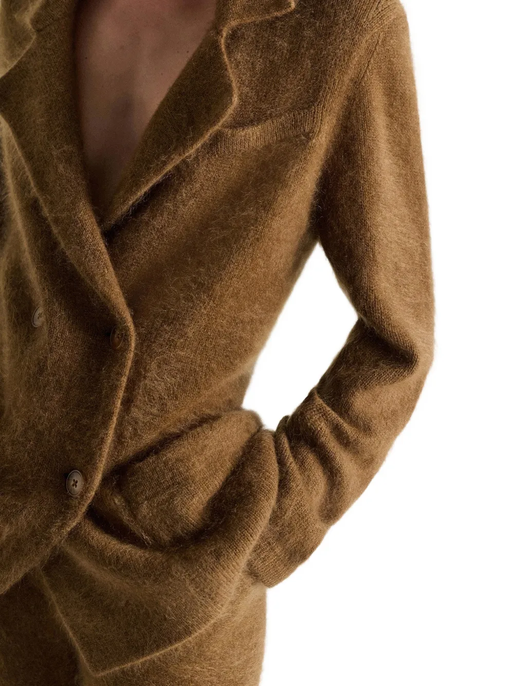 Dorothee Schumacher Jack met dubbele rij knopen Bruin
