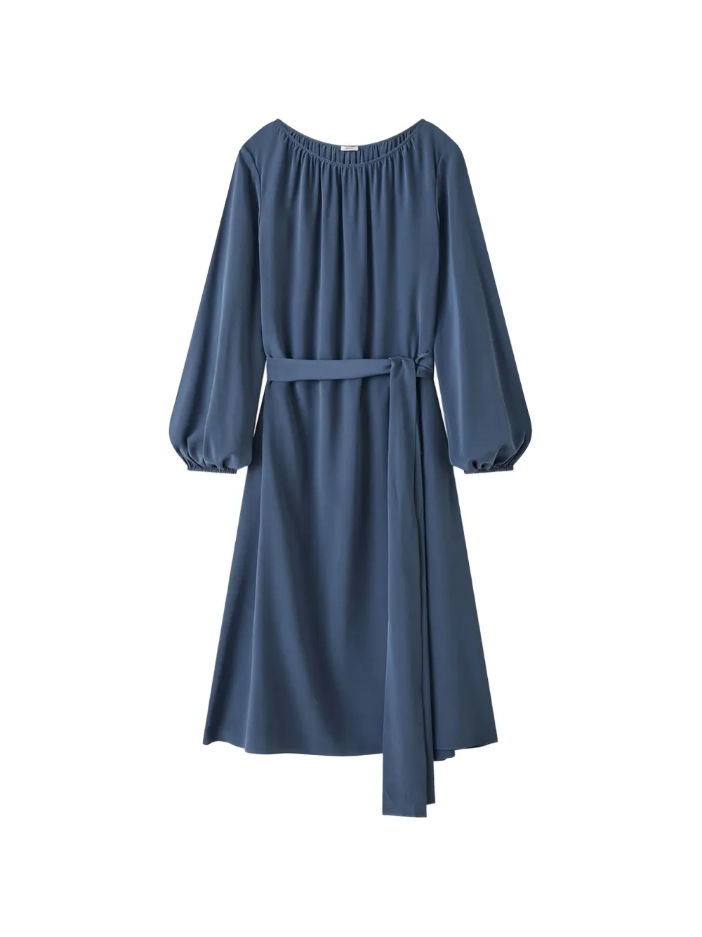 JOSEPH Cupid silk midi dress Blauw