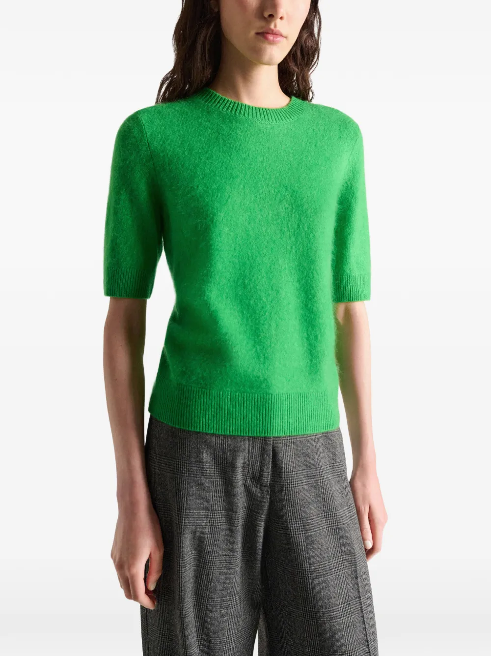 Dorothee Schumacher Fluffy Statements top met korte mouwen Groen