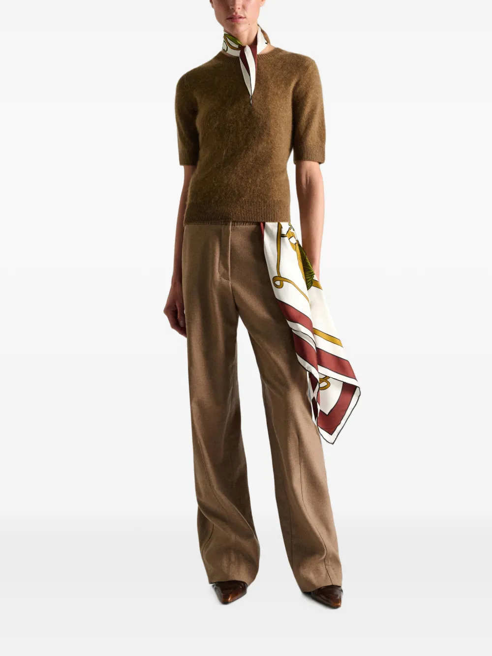 Dorothee Schumacher Fluffy Statements top met korte mouwen Bruin