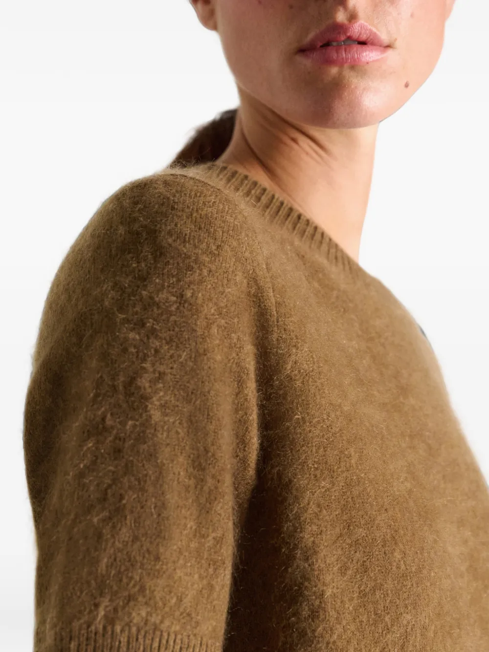 Dorothee Schumacher Fluffy Statements top met korte mouwen Bruin