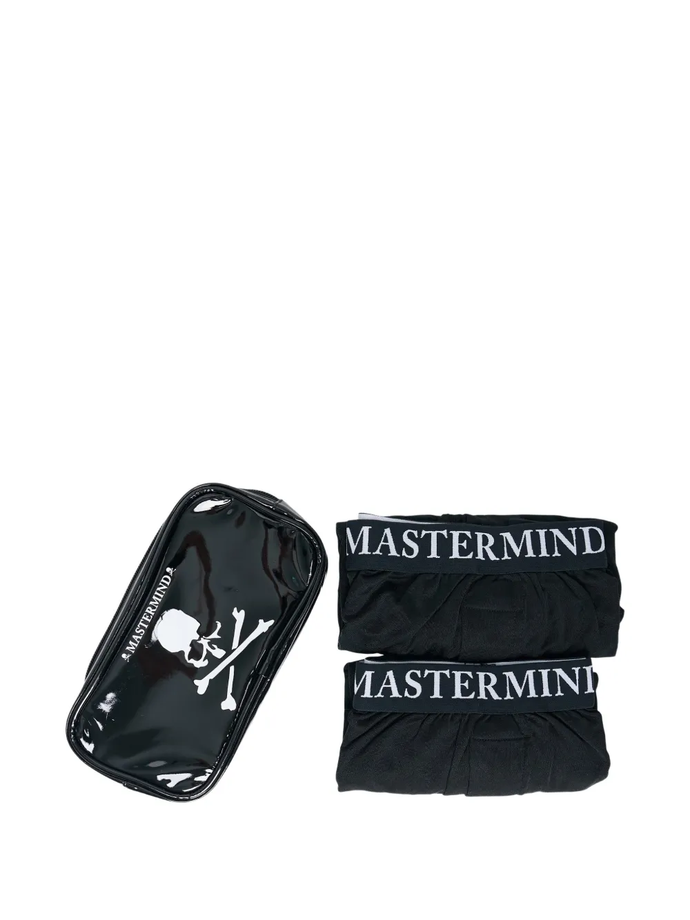 Mastermind Japan Boxershorts met logoprint Zwart