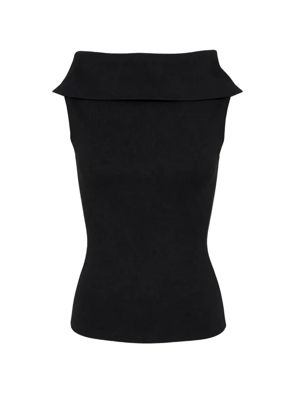 Club21 Collection Anya off-shoulder ribbed-knit top