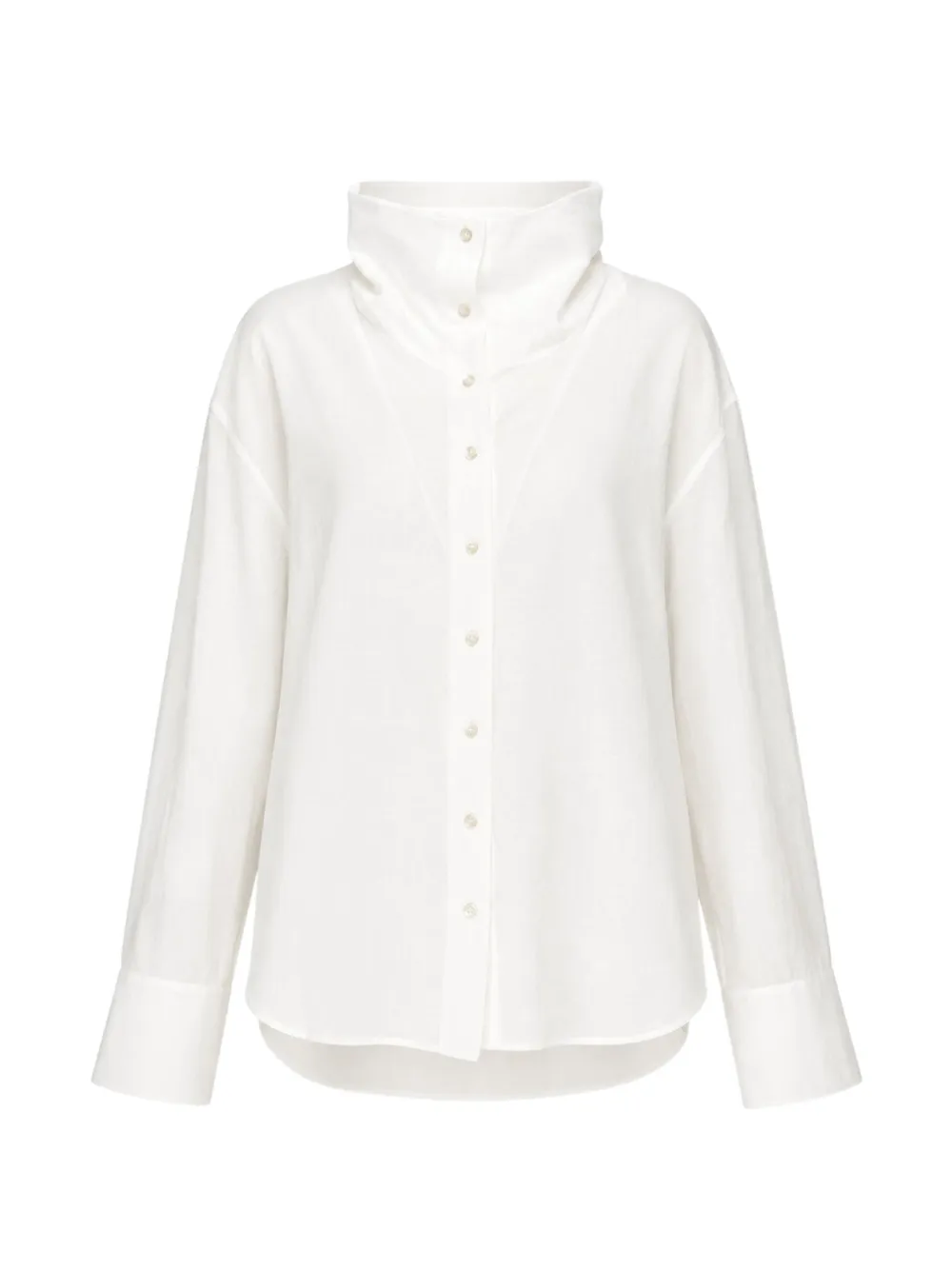 Club21 Collection Reese high-neck sheer shirt