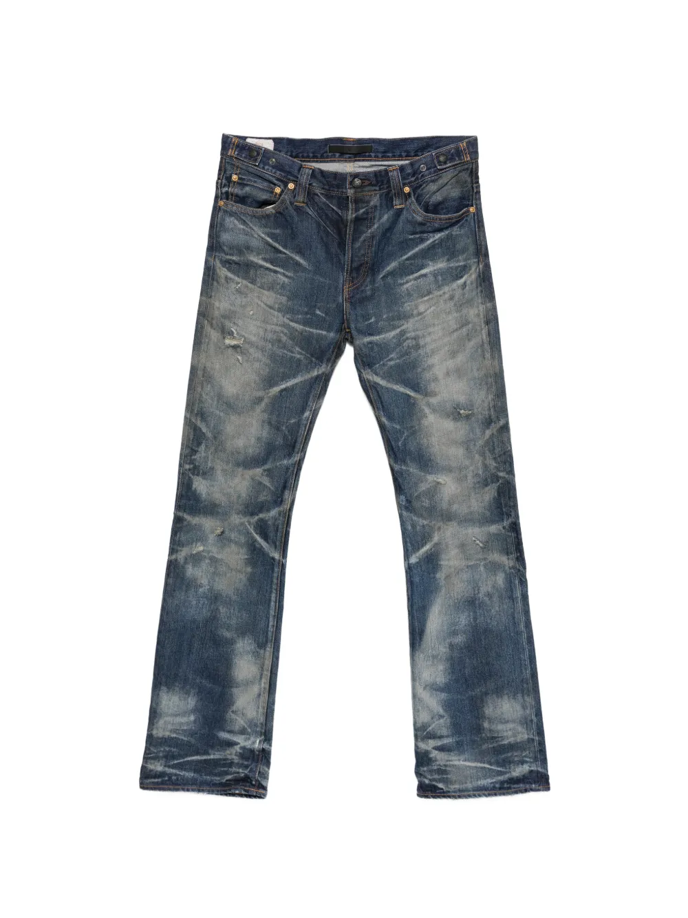 Mastercraft Union faded distressed jeans