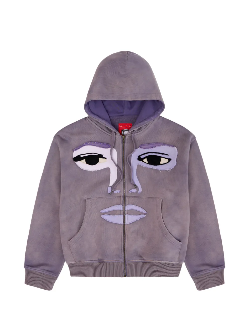 KidSuper face-patchwork hoodie