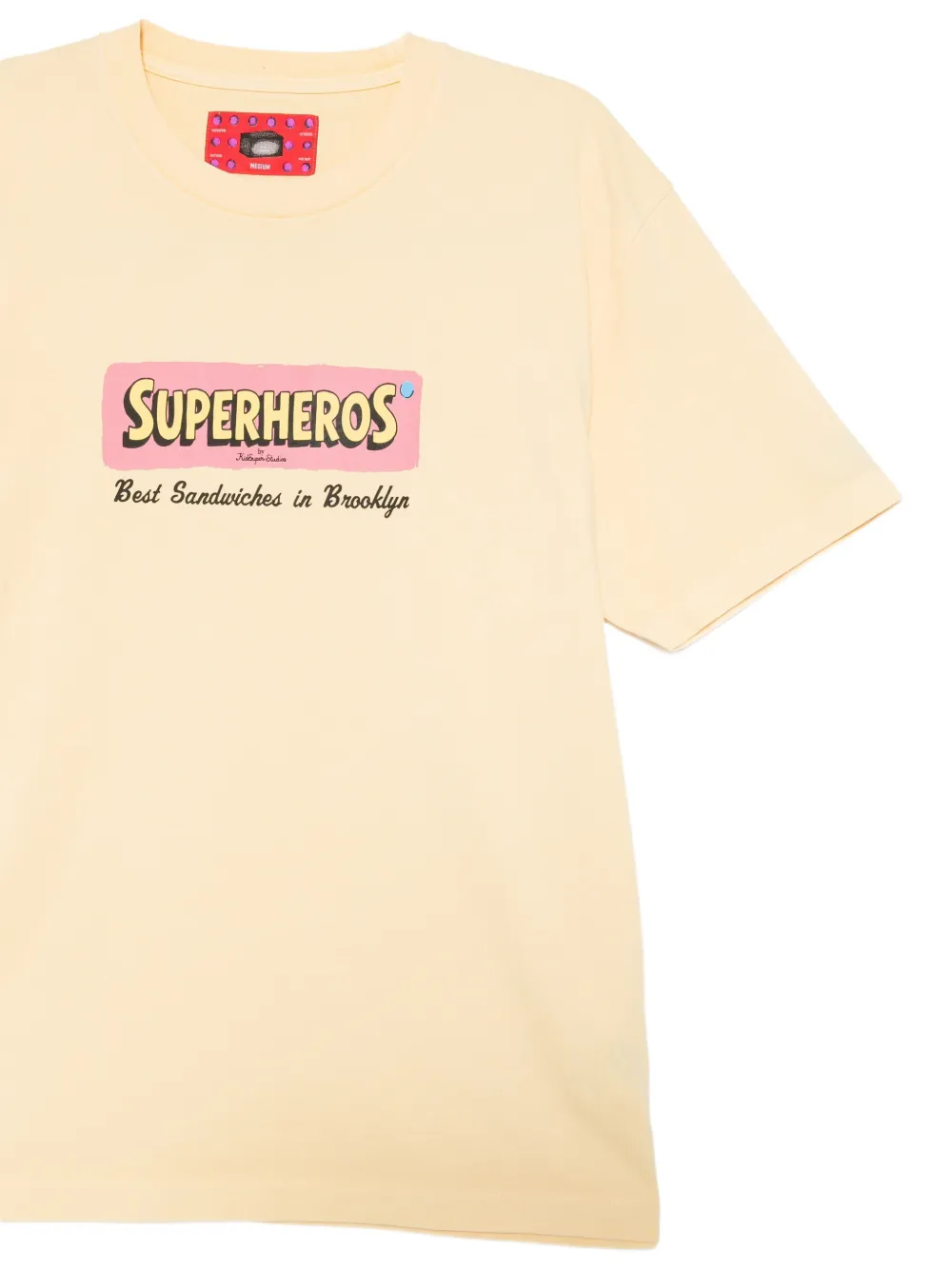 KidSuper T-shirt met grafische print Geel
