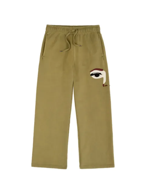 KidSuper face-patch track pants