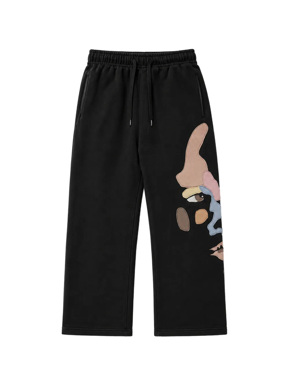 KidSuper Side Eye Face track pants - Nero